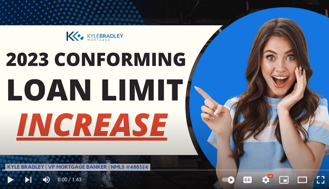 GREAT NEWS! Conventional Loan Limit INCREASE